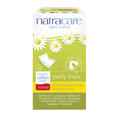 Natracare Panty Liners (15cm Normal, 18 pads)
