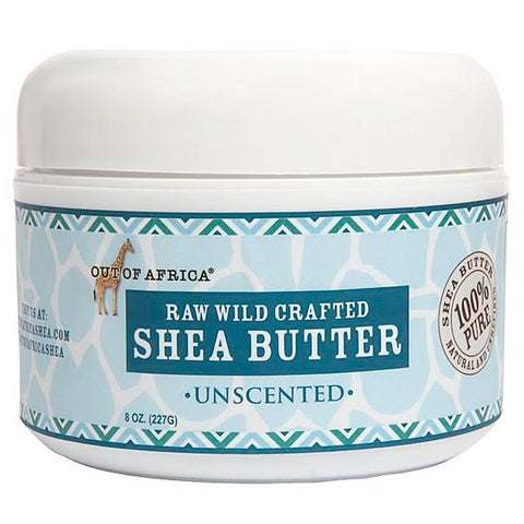 Out of Africa, Raw Wild Crafted Shea Butter - Unscented, 8oz (227g)