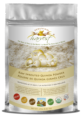 Peruvian Harvest® Raw Sprouted Quinoa Powder (250g)