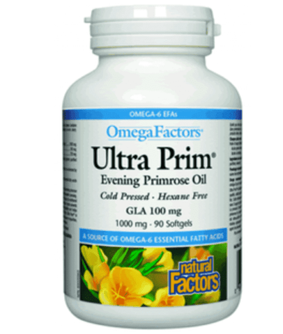 Natural Factors Ultra Prim™ Evening Primrose Oil 1000mg (90 caps)
